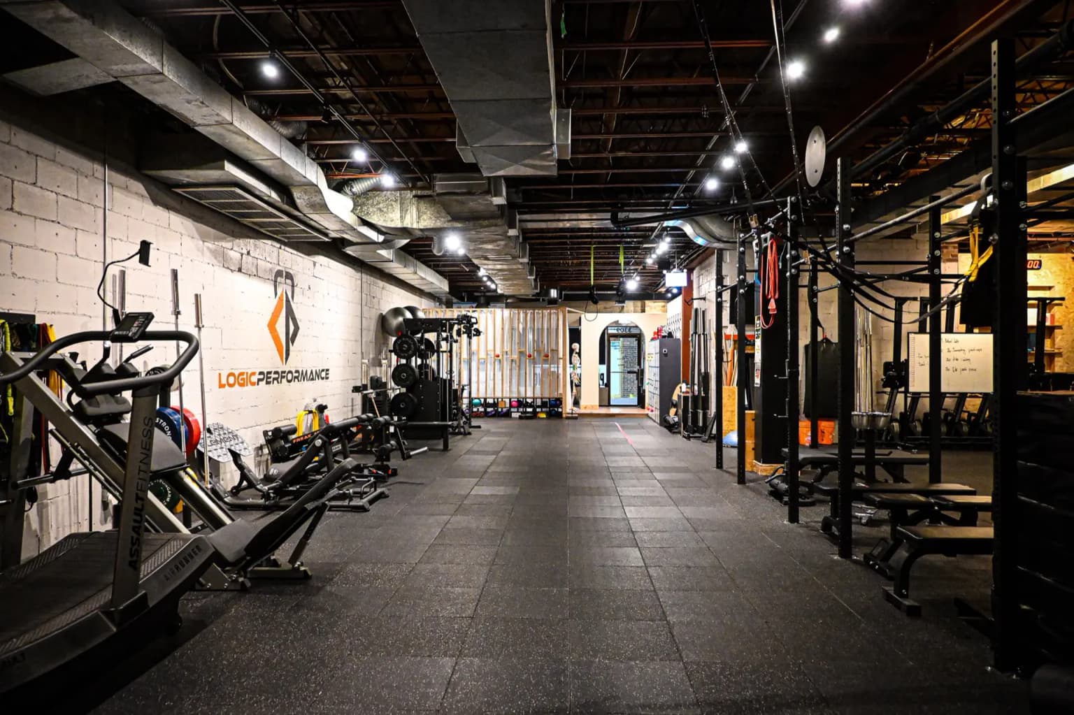 Logic Performance group training floor