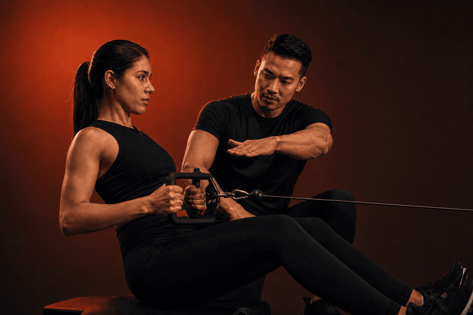 Personal training session at Logic Fitness in North York