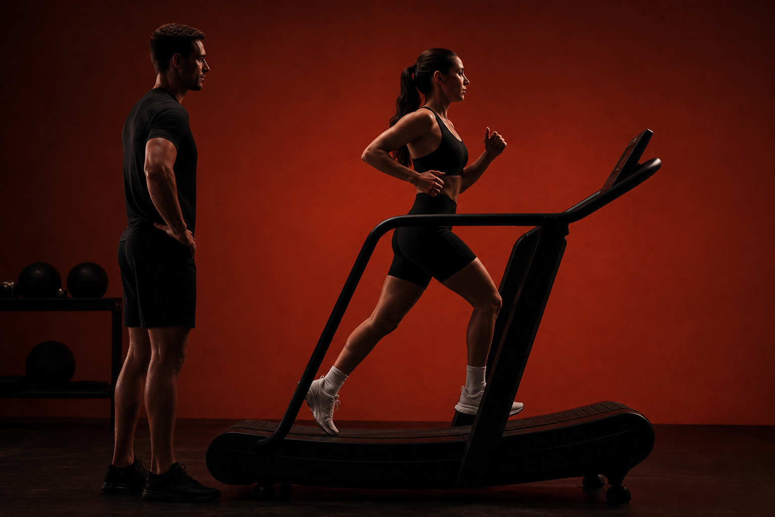 Running Pose at Logic Fitness